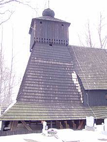 Dřevěný kostel v Gutech